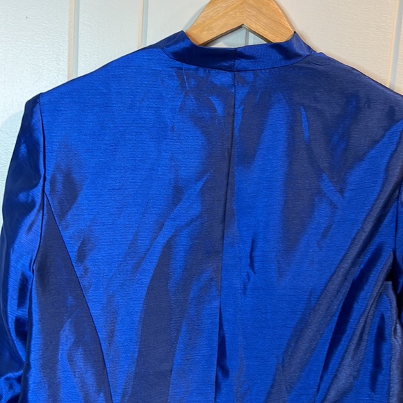 Dana Kay Vivid Blue Jacket with Jeweled Buttons - Picture 8 of 12